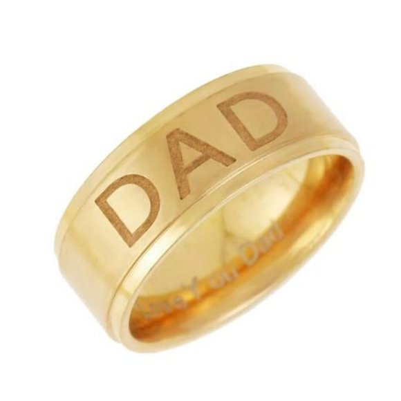 Yellow Gold Tone Ring - Picture 1 of 1